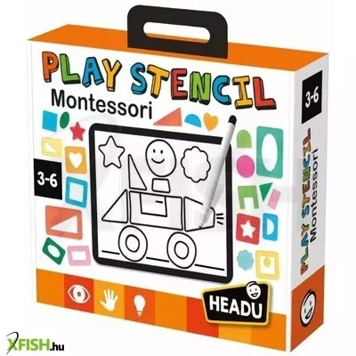 headu: montessori sablonkészlet kreatív alkotásokhoz