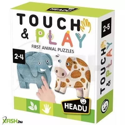 Headu: Első kirakóm - állatos taktilis fejlesztő játék