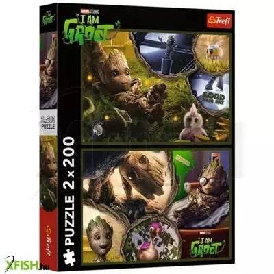 Trefl: Galaxis őrzői, Groot - 2 x 200 darabos puzzle