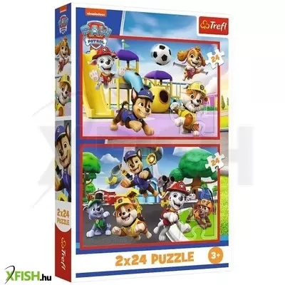 Trefl: Mancs őrjárat, Kutyasztikus kalandok - 2 x 24 darabos puzzle