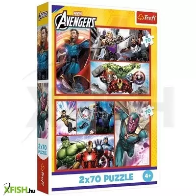 Trefl: Bosszúállók, Légy te is szuperhős - 2 x 70 darabos puzzle