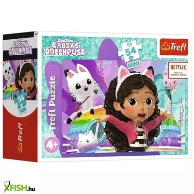 Trefl: Gabi babaháza, Gabival mindig vidám a játék - 54 darabos puzzle