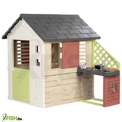 Smoby Life: Nature játszóház konyhával és kiegészítőkkel