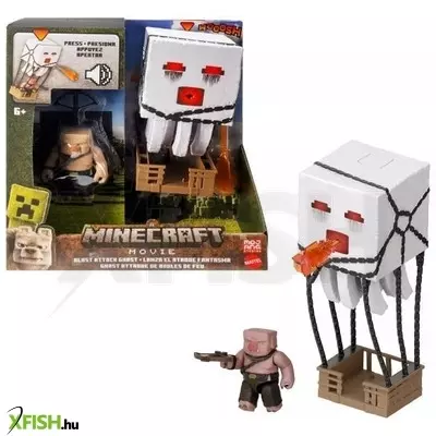 Minecraft: Egy Minecraft film főgonosz akciófigura - Támadó Ghast