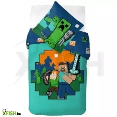 Minecraft: alex és Steve ágyneműhuzat garnitúra - 140 x 200 cm