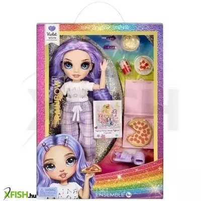Rainbow High Jr: Pizsiparti divat baba - Violet