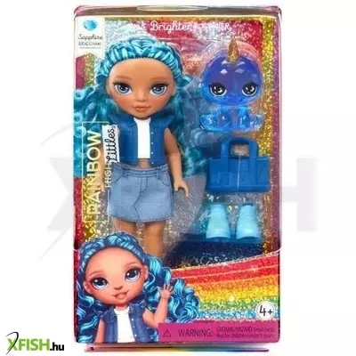 Rainbow High: Kistesó baba - Sapphire