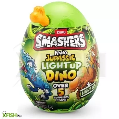 Smashers: Meglepetés mini dinófigura tojásban