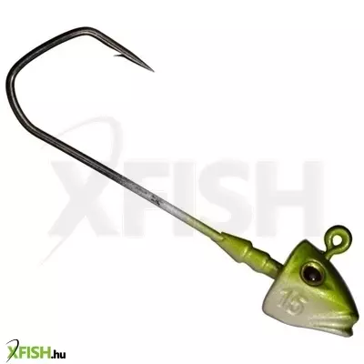 Gunki Gfish Pike Jigfej Natural Green/Silver 20G-6/0 3Db/Csomag