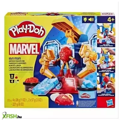Play-Doh: Vasember páncélkészítő labor játékszett
