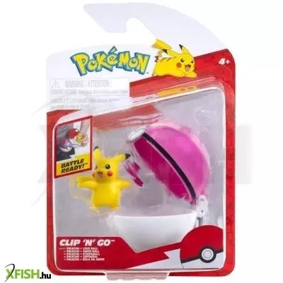 Pokémon: Clip 'N Go figuracsomag - Pikachu Love Ball