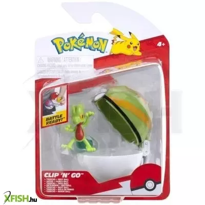 Pokémon: Clip 'N Go figuracsomag - Treecko Nest Ball