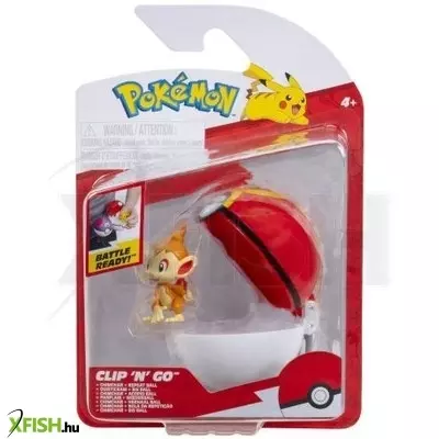 Pokémon: Clip 'N Go figuracsomag - Chimchar Repeat Ball