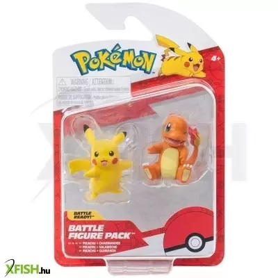 Pokémon: 2 db-os figura csomag - Charmander, Pikachu