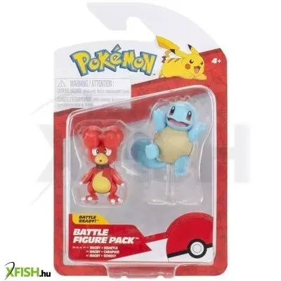 Pokémon: 2 db-os figura csomag - Magby, Squirtle
