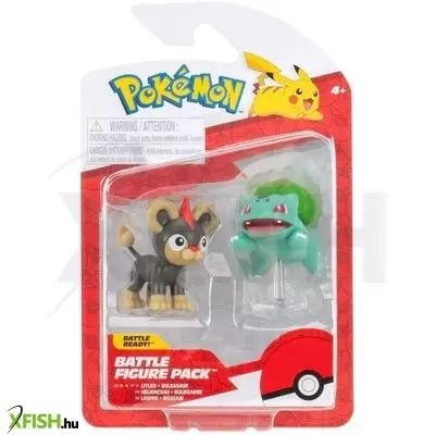 Pokémon: 2 db-os figura csomag - Litleo, Bulbasaur