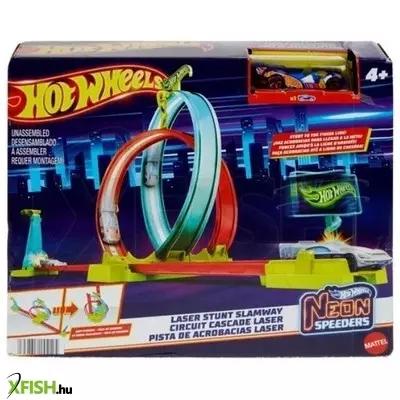 Hot Wheels: Neon Speeders versenypálya hurokkal