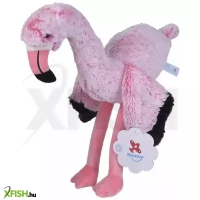 Nicotoy: Plüss flamingó - 21 cm