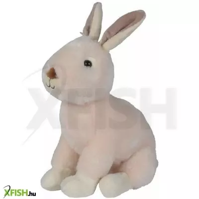 Nicotoy: Ülő plüssnyuszi - 23 cm, krémszínű