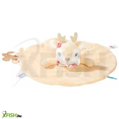 nicotoy: őzike mintás bébirongyi - 24 x 24 cm