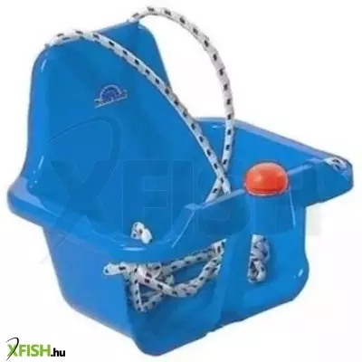 támlás hinta dudával - kék