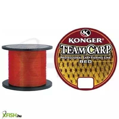 Konger Team Carp Red Pontyozó Monofil Zsinór 600 m 0,30 mm 11,3 Kg