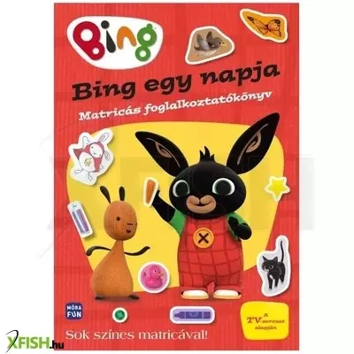 bing egy napja - matricás foglalkoztatófüzet