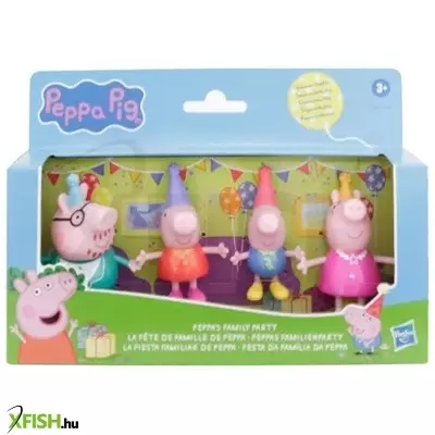 Peppa malac: Családi figura szett - Peppa Szülinap