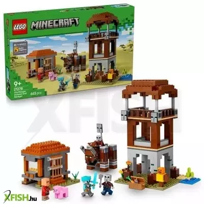 LEGO® Minecraft® A Fosztogató őrtorony és a Romboló 21278