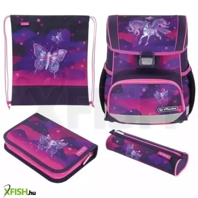 Magic Unicorn Loop Plus iskolatáska szett - 4 részes