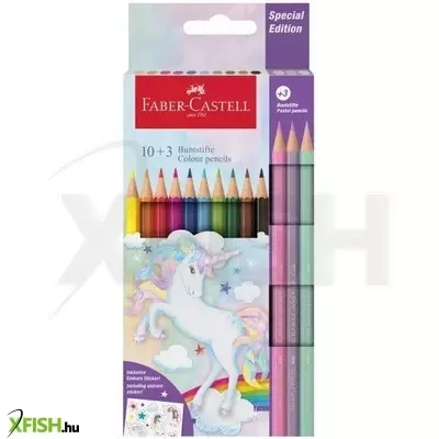 Faber-Castell: Grip Unikornis színes ceruza - 10+3 db-os