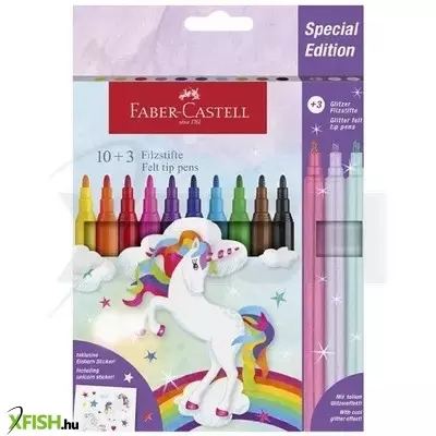 Faber-Castell: Unikornis filctoll készlet - 13 db-os