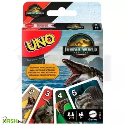 UNO: Jurassic World 2025 kártyajáték