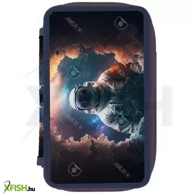 Herlitz: Űrhajós mintás tolltartó, kétemeletes