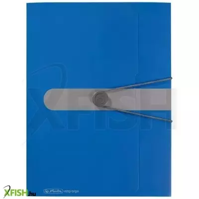 Herlitz: Könnyen zárható mappa, A4-es - kék