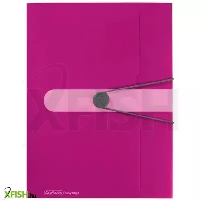 Herlitz: Könnyen zárható mappa, A4 - málna színű