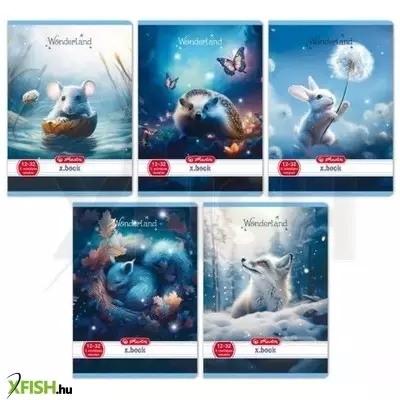 Wonderland: A5-ös vonalas füzet, 3. osztályos, 12-32 - többféle