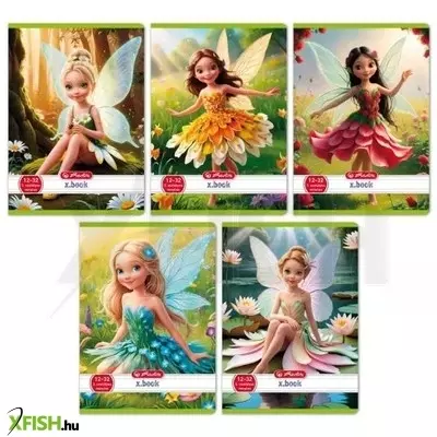 Flower Fairy: A5-ös vonalas füzet, 3. osztályos - többféle