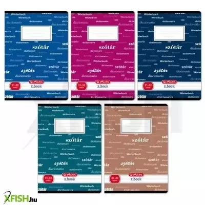 Herlitz: A5-ös szótárfüzet, 31-32 - többféle