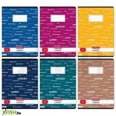 Herlitz: A4-es szótárfüzet, 82-32 - többféle