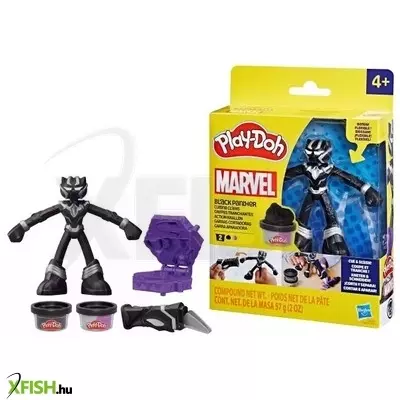 play-doh: marvel figurás gyurmakészlet - fekete párduc