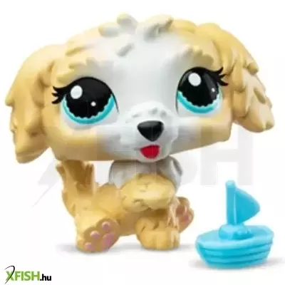 Littlest Pet Shop: Játékfigura, 7. generáció, 3. széria - Labradoodle kutya 135