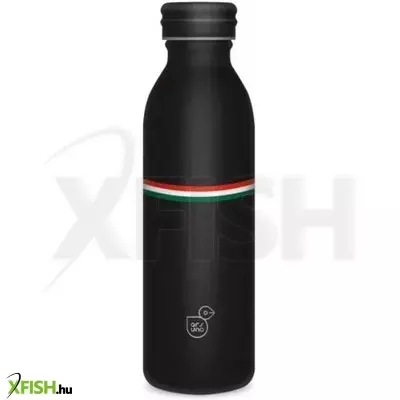 Ars Una: Duplafalú fémkulacs - Flag Black, 600 ml