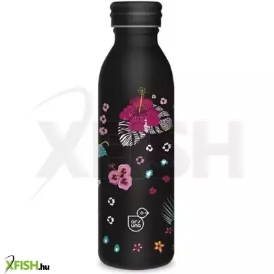 Ars Una: Duplafalú fémkulacs - Black Hibiscus, 600 ml