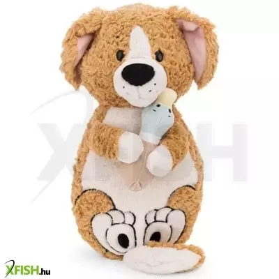 Nici: Barna plüss kutyus és kacsa - 40 x 20 cm