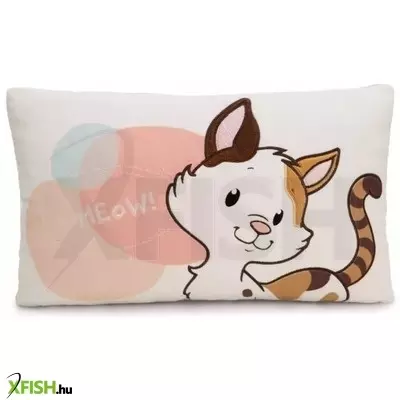 Nici: Plüsspárna - Szerencsecica, 43 x 25 cm