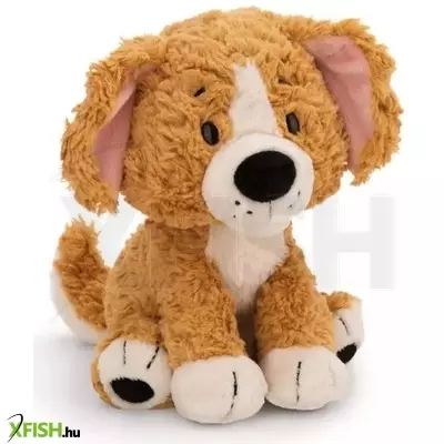 Nici: Plüss kutyus, ülő - barna, 25 cm