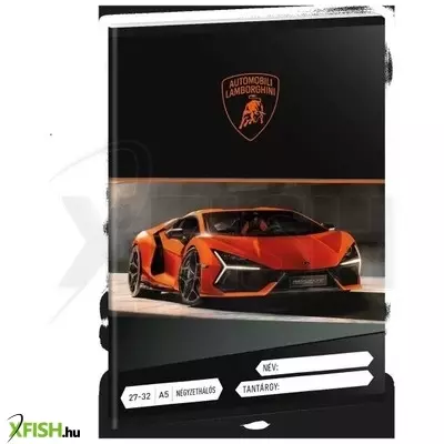 Ars Una: Lamborghini négyzethálós füzet - A/5