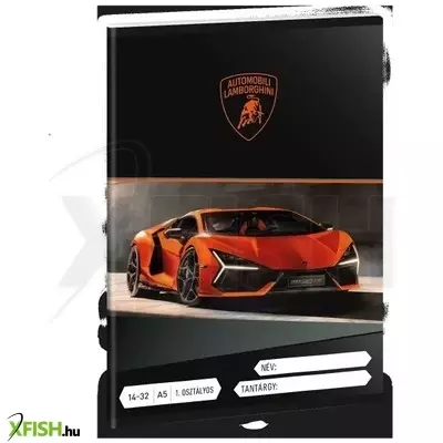 Lamborghini: Vonalas füzet - 1. osztályos, A5