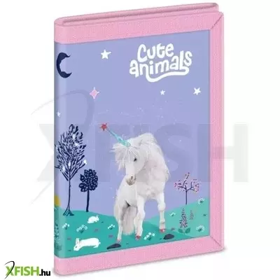 Cute Animals: Unikornis mintás pénztárca
